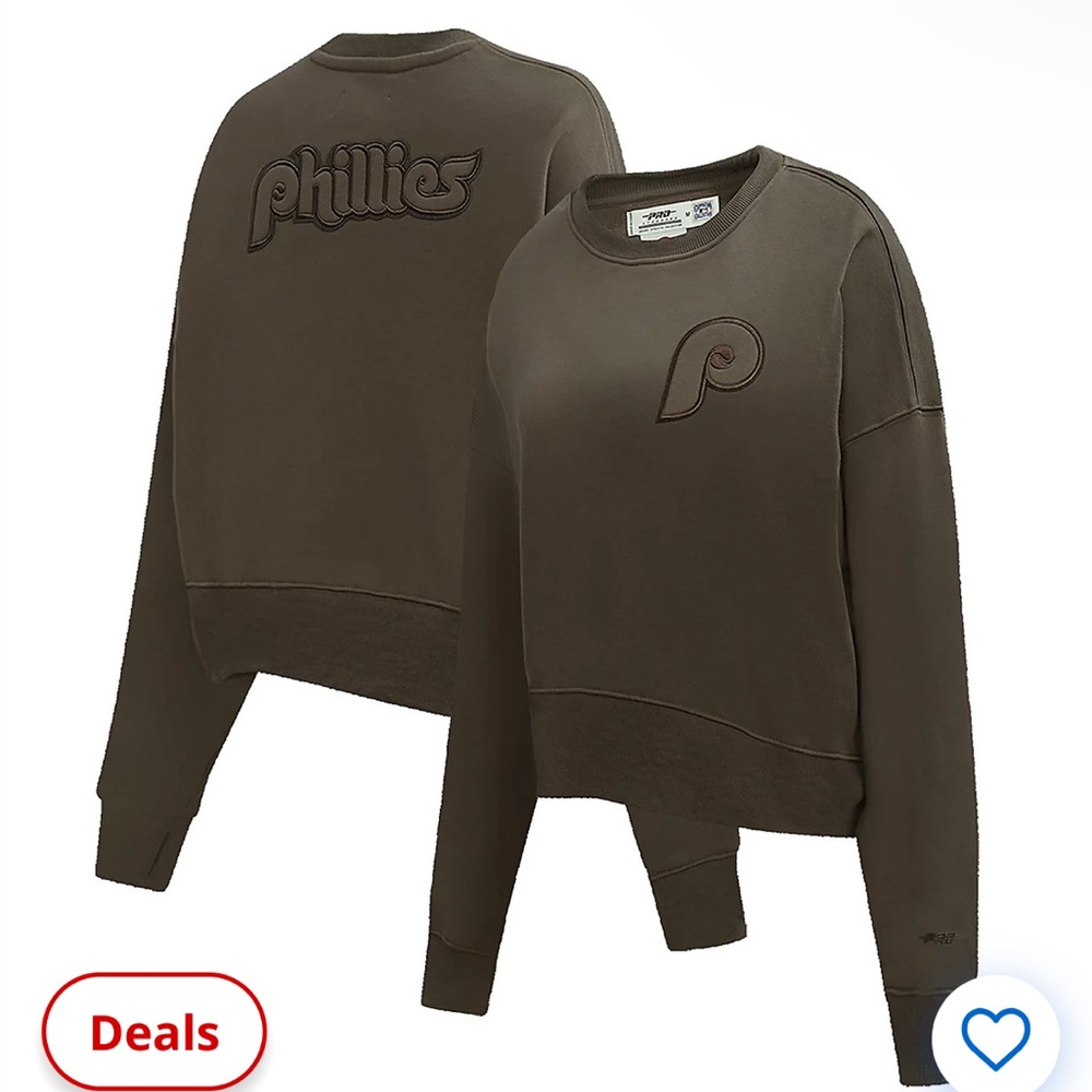 NWT Pro Standard Philadelphia Phillies Fleece Pullover Sweatshirt